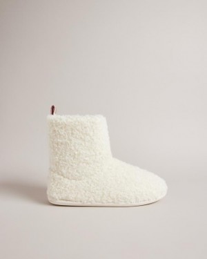 Kozaki Damskie Ted Baker Borg Slipper Beżowe Polska | PL-VQFPS9372
