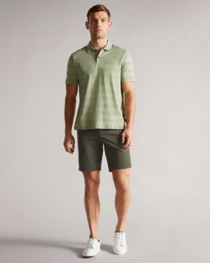 Spodenki Męskie Ted Baker Chino Khaki Polska | PL-DGBZF8320