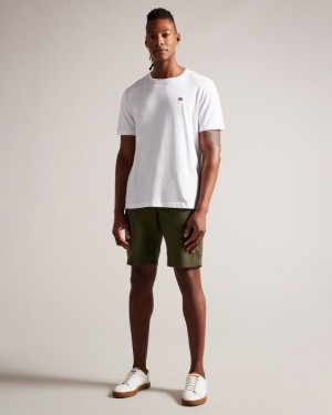 Spodenki Męskie Ted Baker Chino Khaki Polska | PL-XJFPR3729
