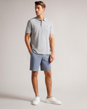 Spodenki Męskie Ted Baker Chino Niebieskie Polska | PL-KHTOJ5738