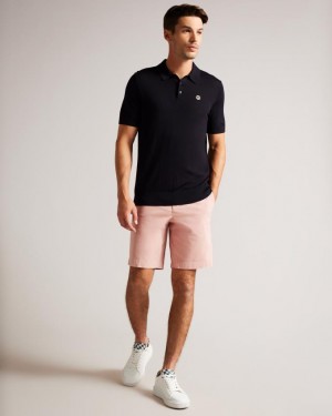Spodenki Męskie Ted Baker Chino Różowe Polska | PL-VJKCS7130