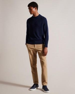 Spodnie Męskie Ted Baker Camburn Fit Corduroy Szare Brązowe Polska | PL-KAPTJ3985