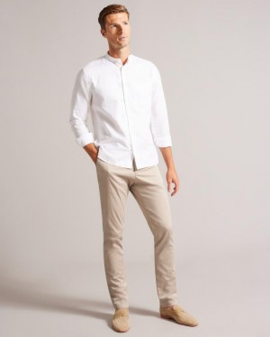 Spodnie Męskie Ted Baker Irvine Slim Fit Szare Polska | PL-MNFEB9342