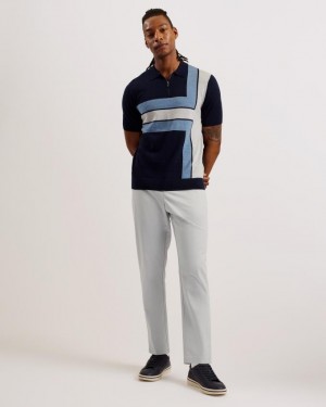 Spodnie Męskie Ted Baker Regular Fit Głęboka Szare Polska | PL-TNJGZ8925
