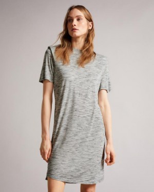 Sukienka Damskie Ted Baker T With Shoulder Detail Białe Polska | PL-AJWSQ8203