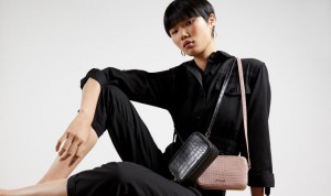 Torba Crossbody Damskie Ted Baker Croc Effect Mini Camera Czarne Polska | PL-PXSTV9450