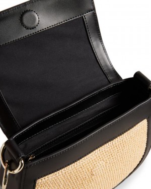 Torba Crossbody Damskie Ted Baker Raffia Satchel Beżowe Polska | PL-BGYJS6834