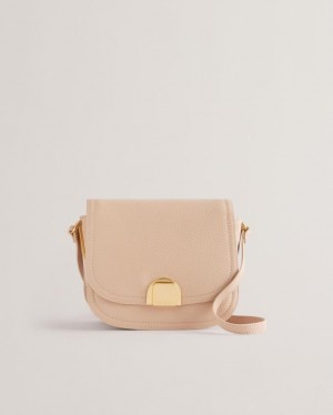 Torba Crossbody Damskie Ted Baker Satchel With Lock Detail Szare Brązowe Polska | PL-JBXHG0298