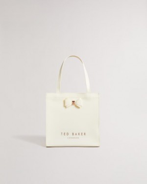 Torebka Damskie Ted Baker Plain Bow Small Icon Białe Polska | PL-FLHMZ1749