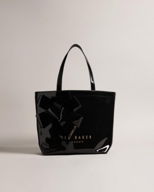 Torebka Damskie Ted Baker Small Icon With Knot Bow Czarne Polska | PL-NRXZM1508