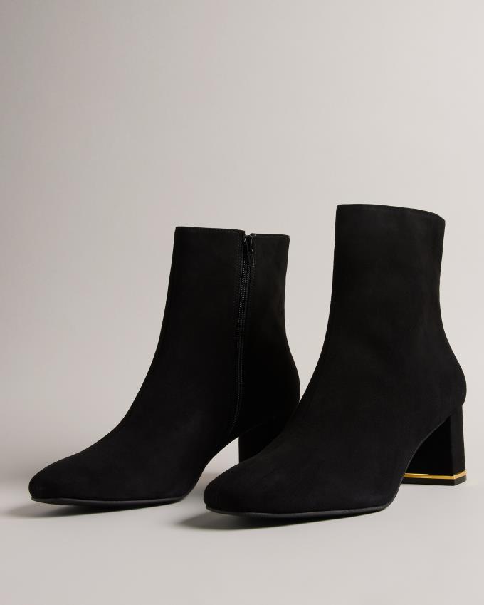 Botki Damskie Ted Baker Suede Czarne Polska | PL-INFOS4259