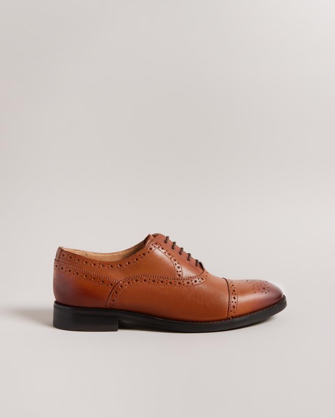 Buty Brogue Męskie Ted Baker Formal Leather Ombre Toe Cap Brązowe Polska | PL-WPAGS2816