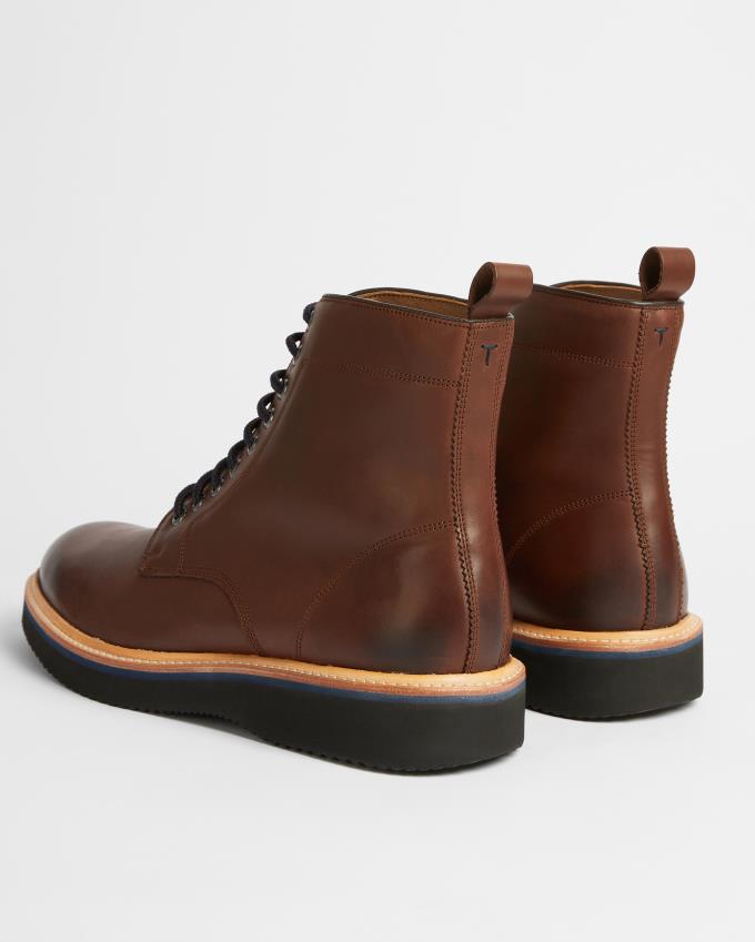 Buty Derby Męskie Ted Baker Wedge Sole Brązowe Polska | PL-XLAME8391