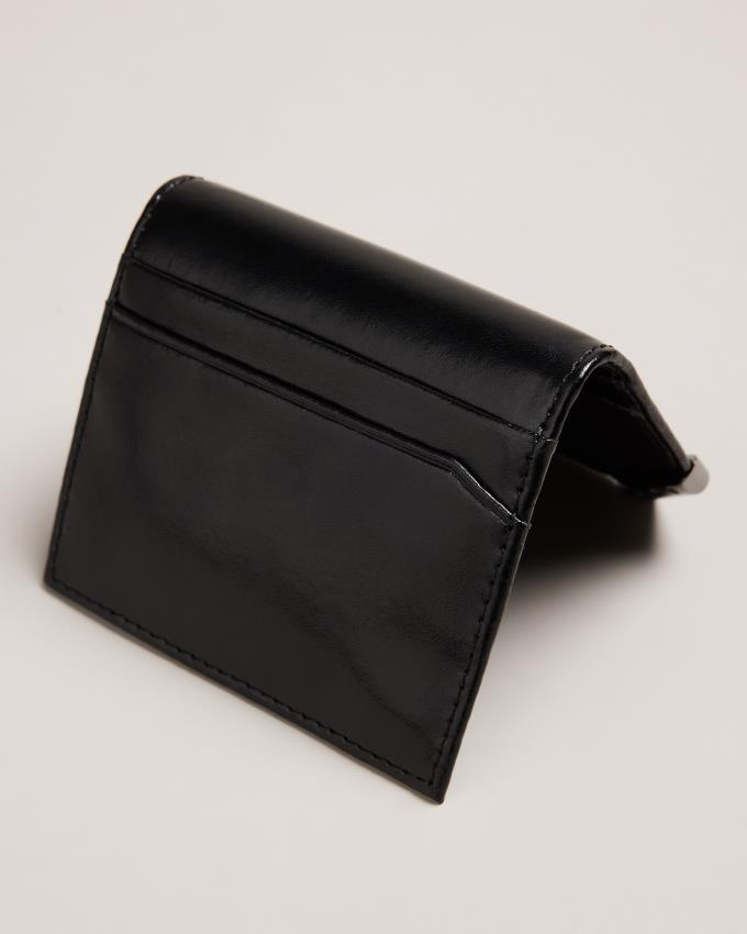 Etui na Karty Męskie Ted Baker Corner Detail Czarne Polska | PL-DUWMC6714