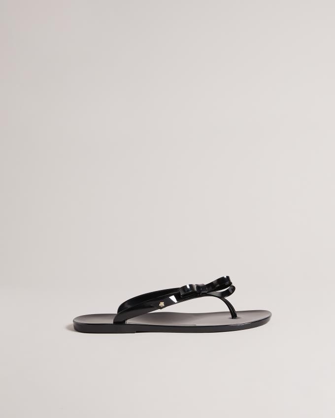 Japonki Damskie Ted Baker Bow Czarne Polska | PL-UMCWI4358