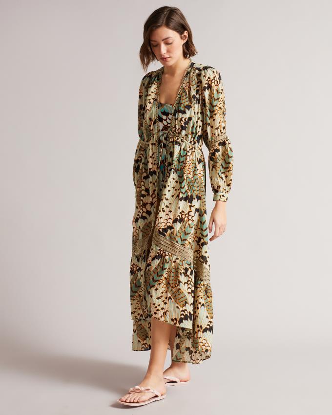 Japonki Damskie Ted Baker Bow Różowe Polska | PL-ITNBG4230