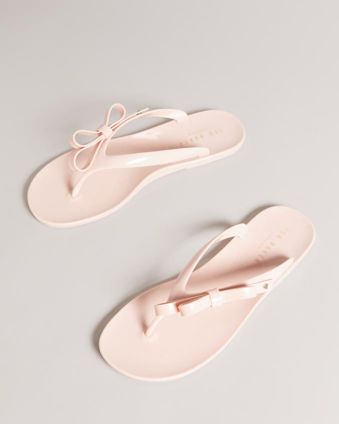 Japonki Damskie Ted Baker Bow Różowe Polska | PL-ITNBG4230