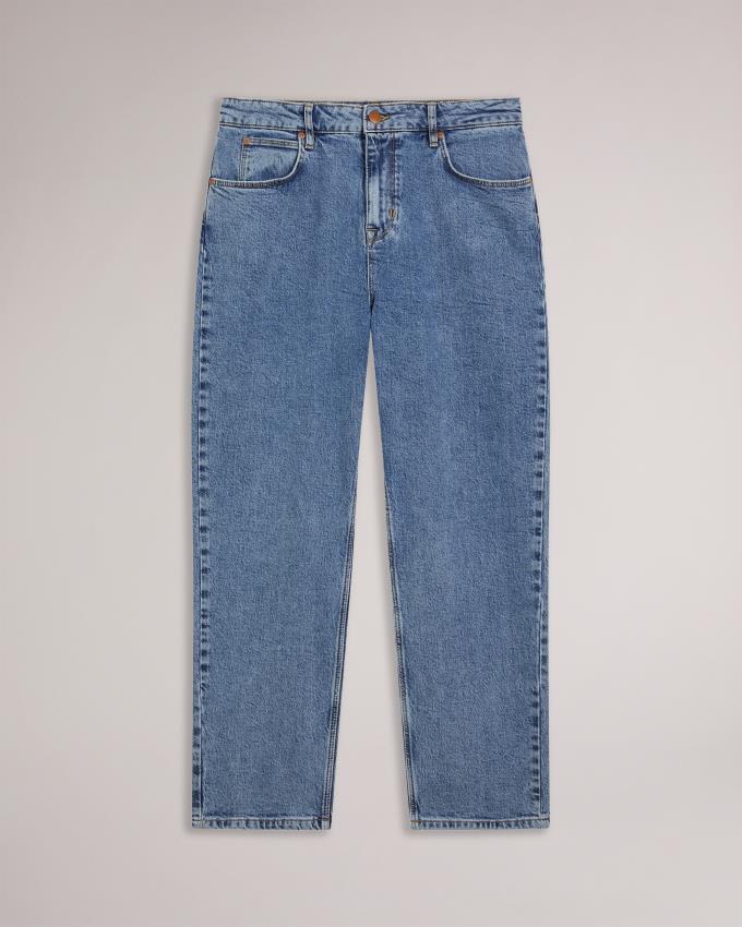 Jeansy Damskie Ted Baker Straight Leg Denim Niebieskie Polska | PL-SBFPC1257