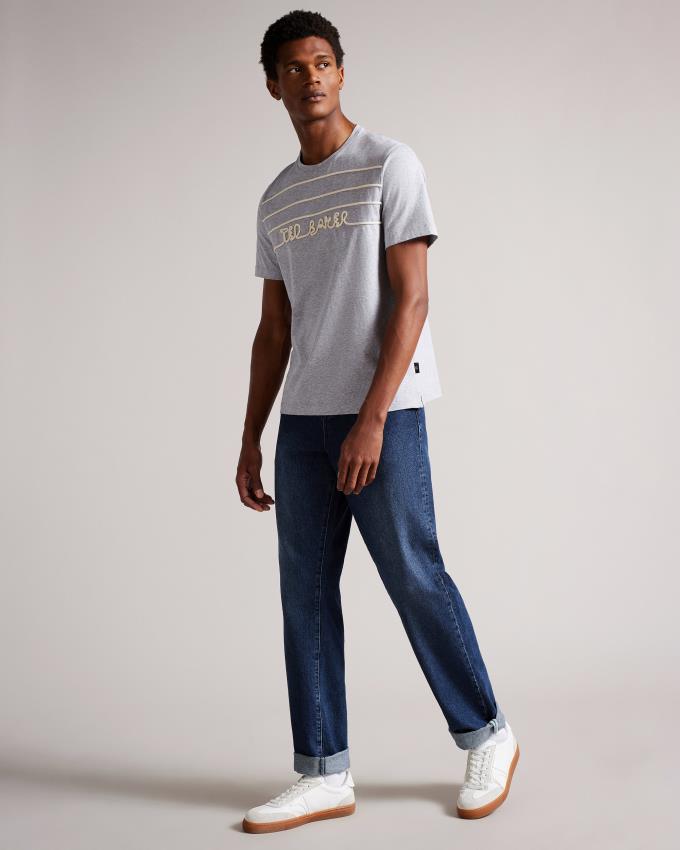 Jeansy Męskie Ted Baker Original Fit Denim Niebieskie Polska | PL-BJXIG7126