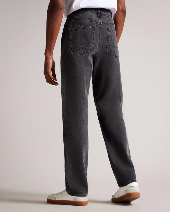 Jeansy Męskie Ted Baker Original Fit Denim Szare Polska | PL-MVZGC8743