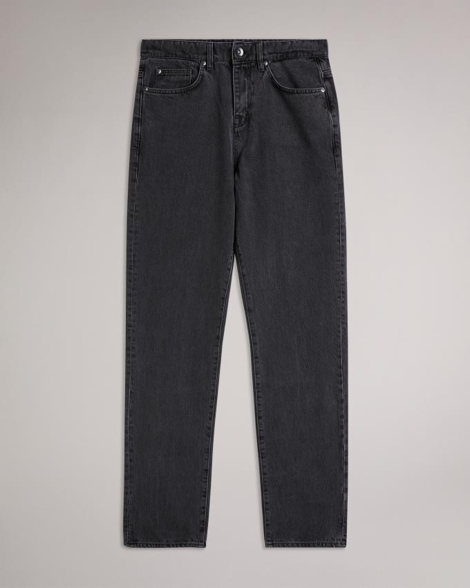 Jeansy Męskie Ted Baker Original Fit Denim Szare Polska | PL-MVZGC8743