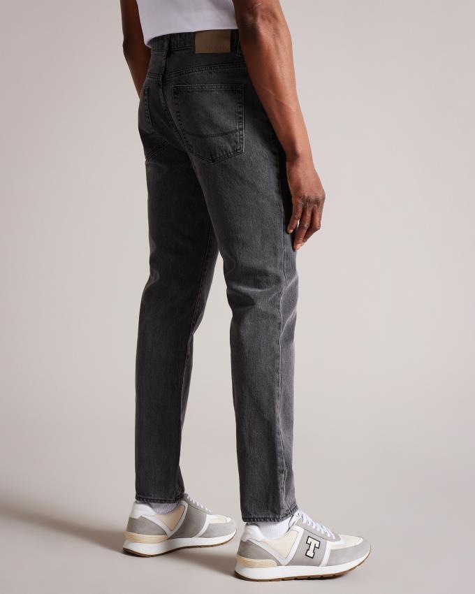 Jeansy Męskie Ted Baker Slim Leg Denim Szare Polska | PL-EDCOH7801