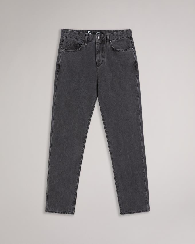 Jeansy Męskie Ted Baker Slim Leg Denim Szare Polska | PL-EDCOH7801