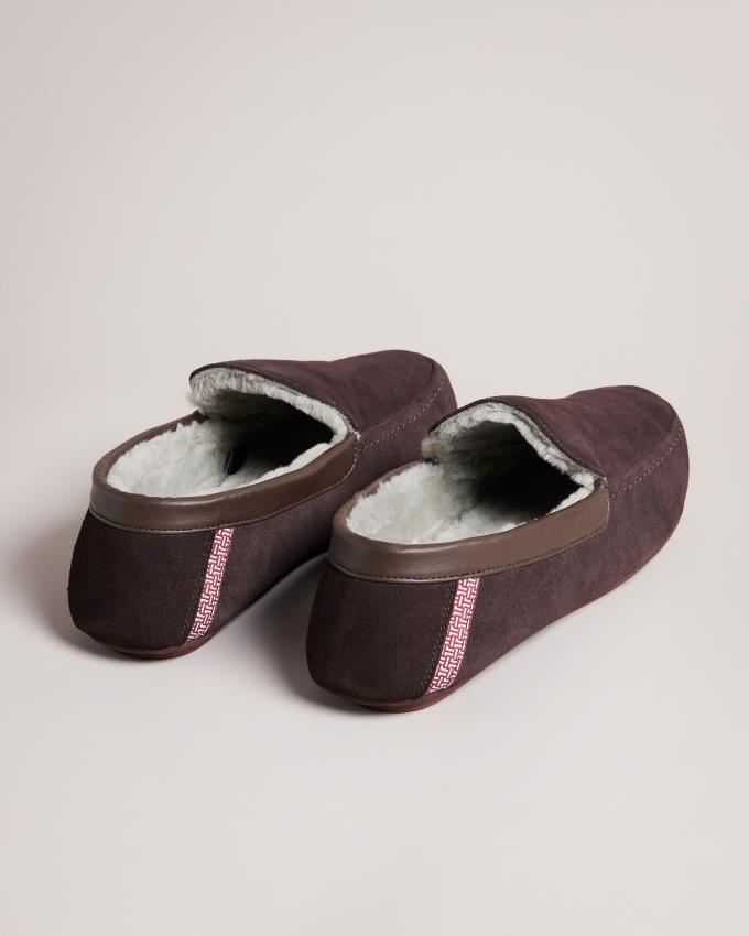 Kapcie Męskie Ted Baker Moccasin Brązowe Polska | PL-SWOLK1429