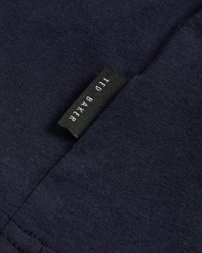 Koszulka Męskie Ted Baker Short Sleeve Granatowe Polska | PL-NYCFH4938
