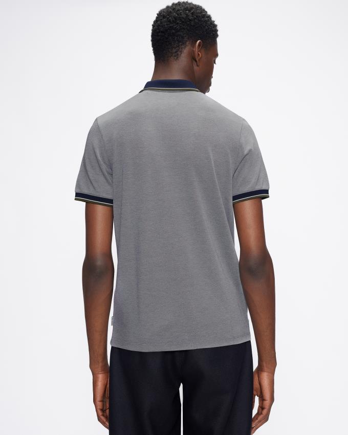 Koszulka Polo Męskie Ted Baker Short Sleeve Granatowe Polska | PL-INBKR4563