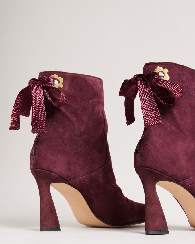 Kozaki Skórzane Damskie Ted Baker Heeled Jasny Fioletowe Polska | PL-UDZBL6305