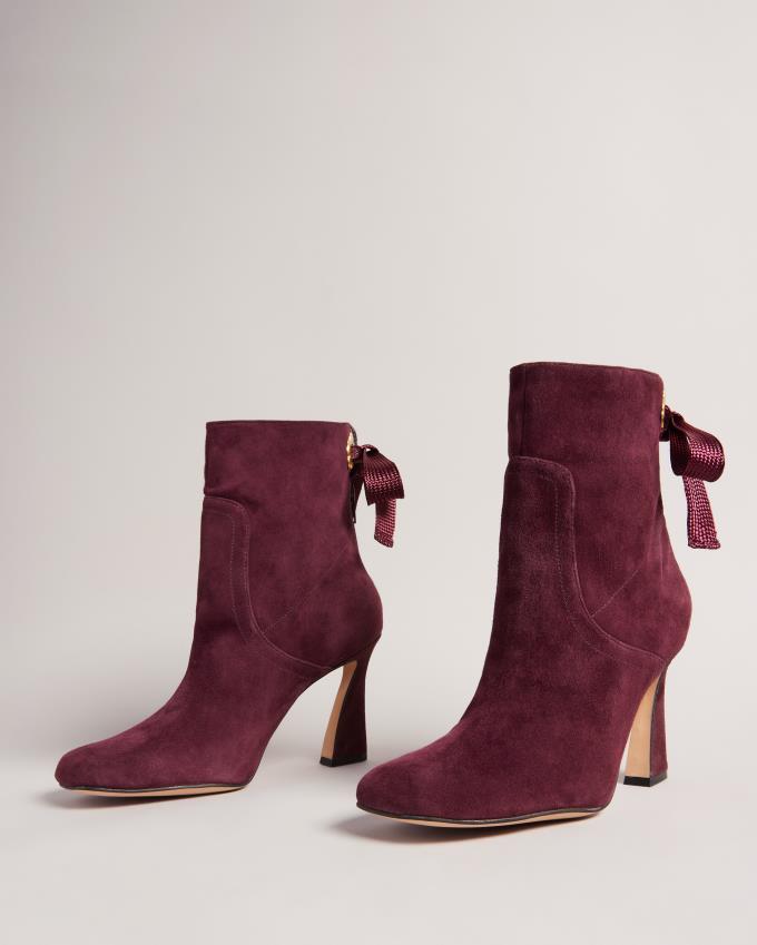 Kozaki Skórzane Damskie Ted Baker Heeled Jasny Fioletowe Polska | PL-UDZBL6305