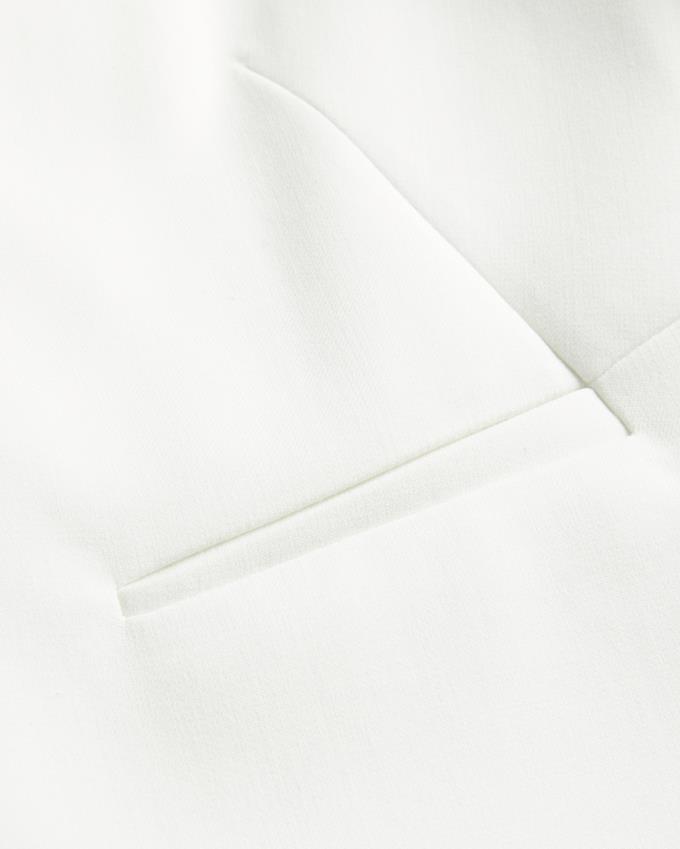 Kurtka Damskie Ted Baker Cropped Tailored Open Białe Polska | PL-XZKRE6420
