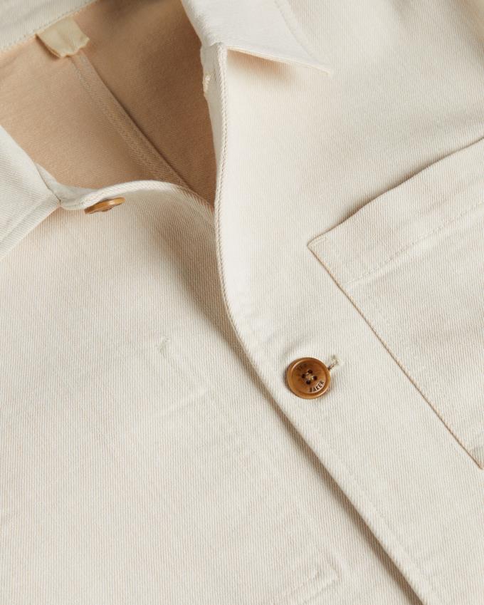 Kurtka Męskie Ted Baker Double Faced Kremowe Polska | PL-QTPUI5130