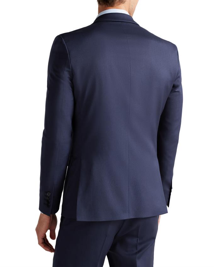 Kurtka Męskie Ted Baker Slim Navy Twill Suit Granatowe Polska | PL-MHDXB8093