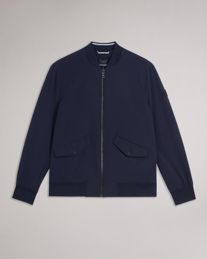 Kurtka Męskie Ted Baker Twill Bomber Granatowe Polska | PL-IMTVN0365