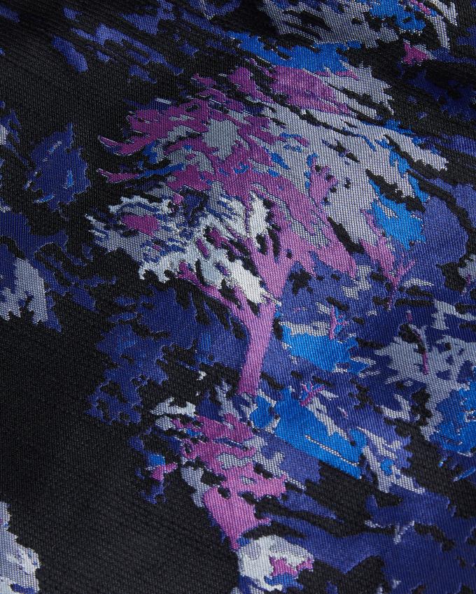 Najfatalniejszy Damskie Ted Baker Jacquard With Puff Sleeves Czarne Polska | PL-BVWIR1340