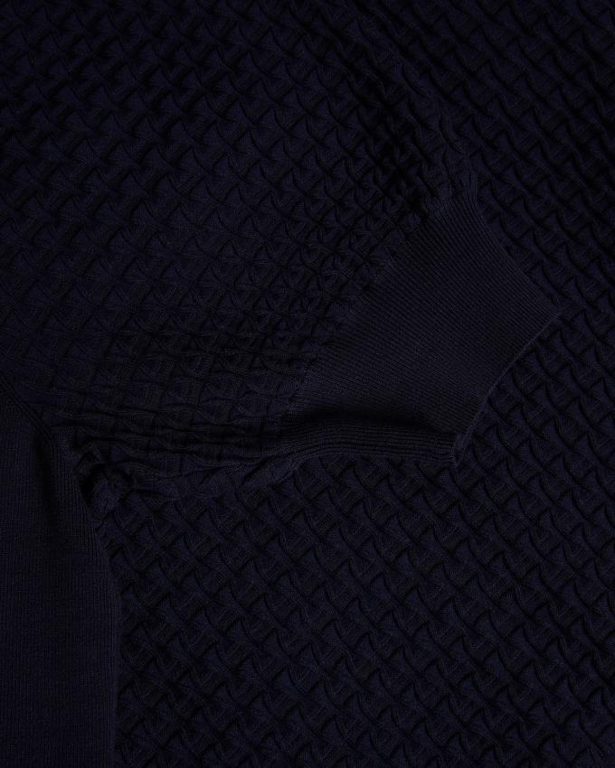 Najfatalniejszy Damskie Ted Baker Polo Knit With Embellished Buttons Ciemny Niebieskie Polska | PL-GIXKM5260