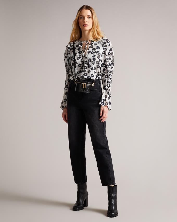 Najfatalniejszy Damskie Ted Baker Ruched With Keyhole Szare Polska | PL-HOTFU4120