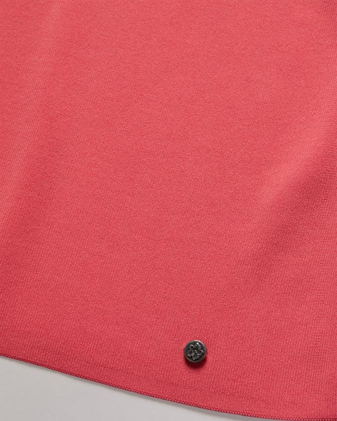 Najfatalniejszy Damskie Ted Baker V Neck Slim Fit Knit Koralowe Polska | PL-NHBGE6204