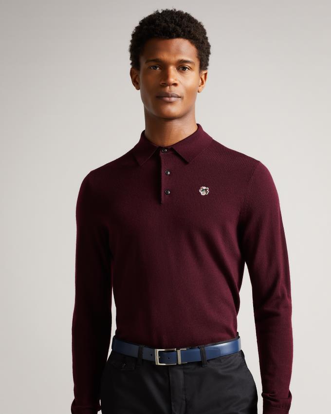 Pasek Męskie Ted Baker Reversible Leather Brązowe Polska | PL-WAKCY3504
