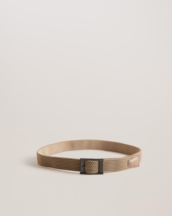Pasek Męskie Ted Baker Reversible Woven Elastic Szare Polska | PL-FRHEU0635