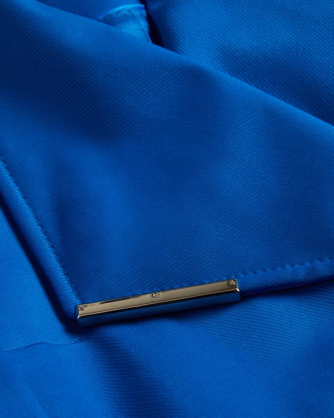 Płaszcz Damskie Ted Baker Midi Length Wrap Trench Niebieskie Polska | PL-IKXAC6059