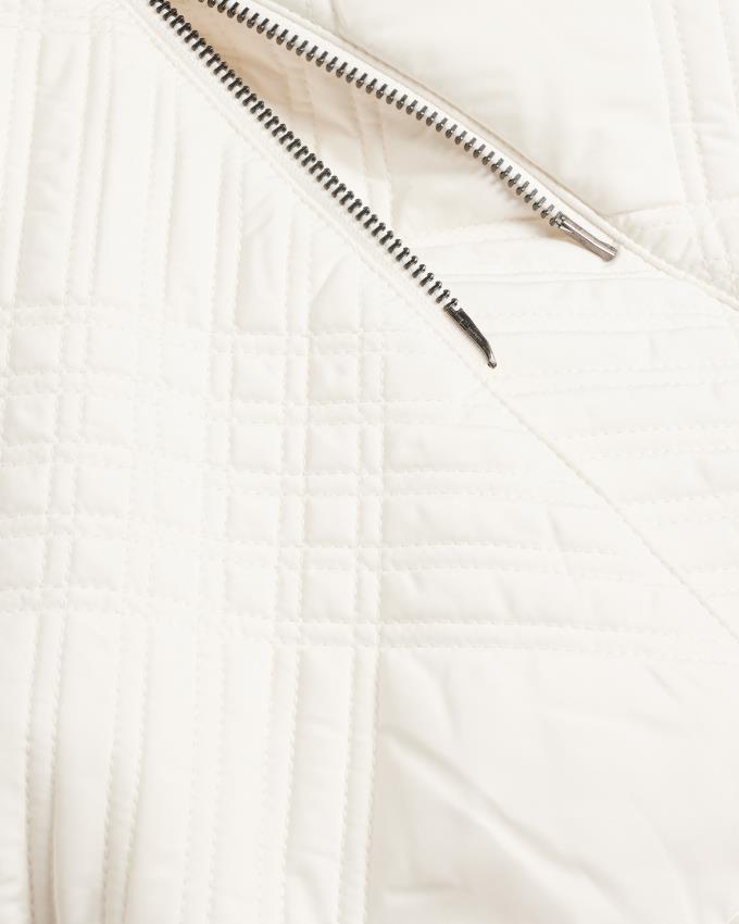 Płaszcz Damskie Ted Baker Midi Quilted Wrap With High Collar Białe Polska | PL-ROHKZ1906