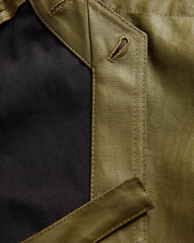 Płaszcz Damskie Ted Baker Waxed Canvas Riding With Cape Ciemny Zielone Polska | PL-DBUPV2784