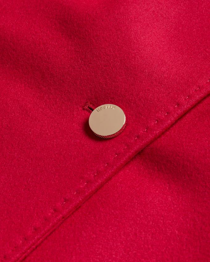 Płaszcz Damskie Ted Baker Wool Wrap Różowe Polska | PL-PVXLM4193