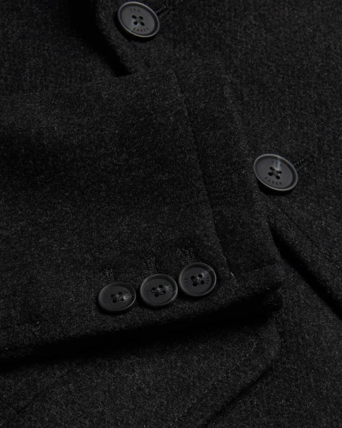 Płaszcz Męskie Ted Baker Short Wool Peacoat Szare Polska | PL-LRNXO6108
