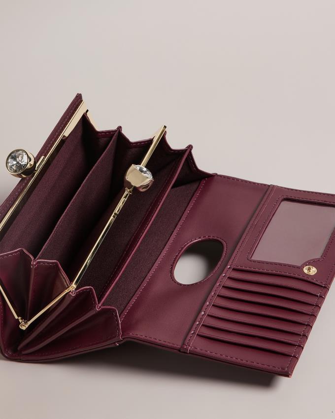 Portfele Damskie Ted Baker Large Bobble Jasny Fioletowe Polska | PL-WUMYG7140