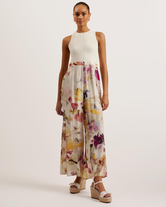Sandały Damskie Ted Baker Bow Detail Wedge Heeled Białe Polska | PL-CDEFX8013