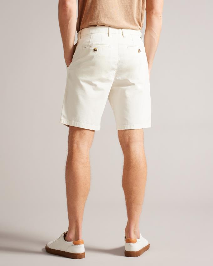 Spodenki Męskie Ted Baker Chino Białe Polska | PL-RTBZE8047